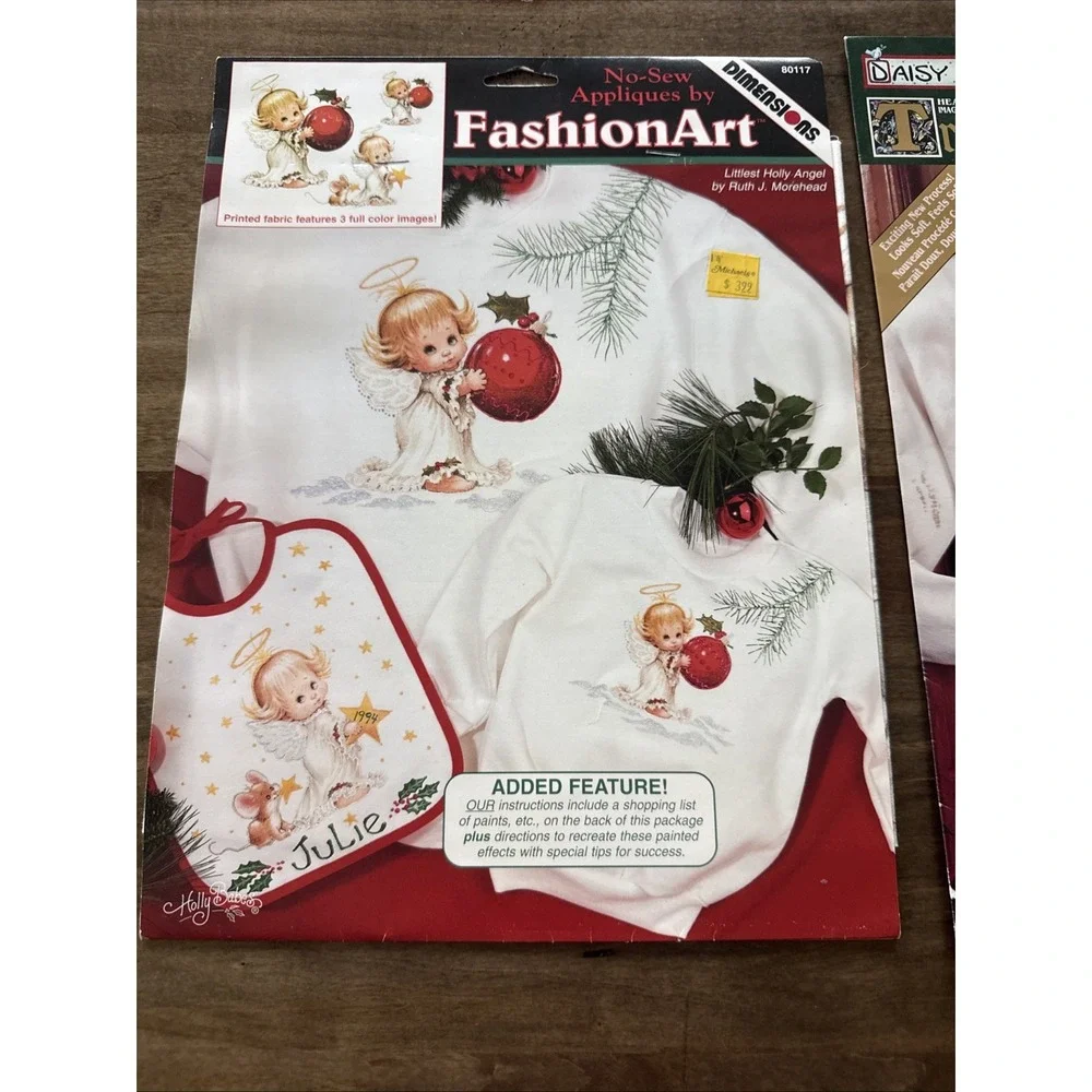 Vtg Daisy Kingdom/Dimensions Transfer Treasures Iron On Heat Images Lot 2